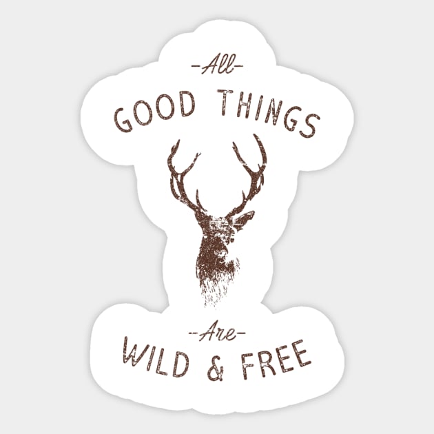 DEER Sticker by magdamdesign